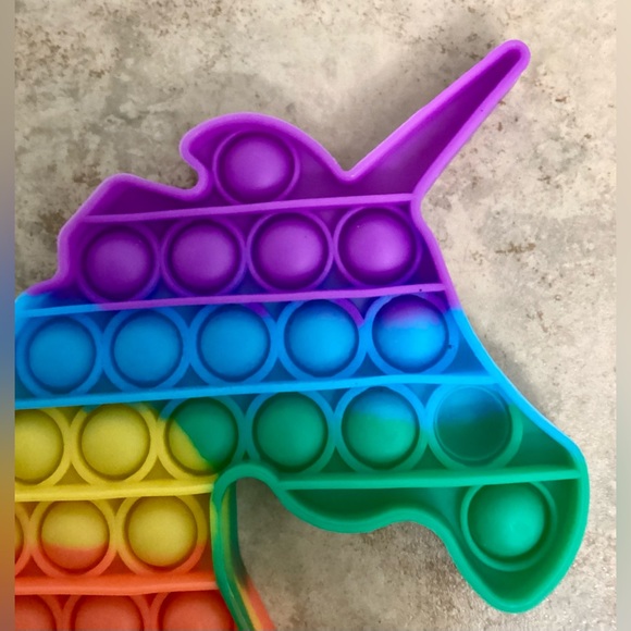 Rainbow Unicorn Fidget / Pop It - Picture 3 of 10